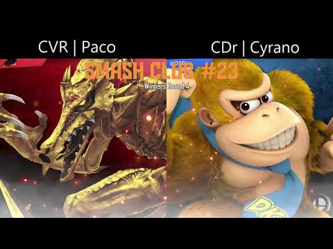 Smash Club #23 - Paco (Ridley) vs Cyrano (Donkey Kong) - Winners Round 4