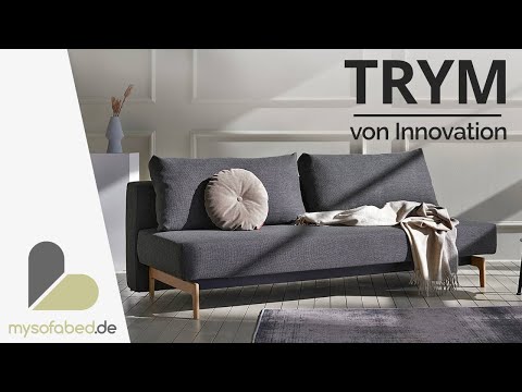 TRYM Schlafsofa mit Rückenkissen von Innovation - mysofabed.de