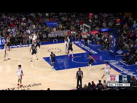 Andre Drummond rises to block the shot