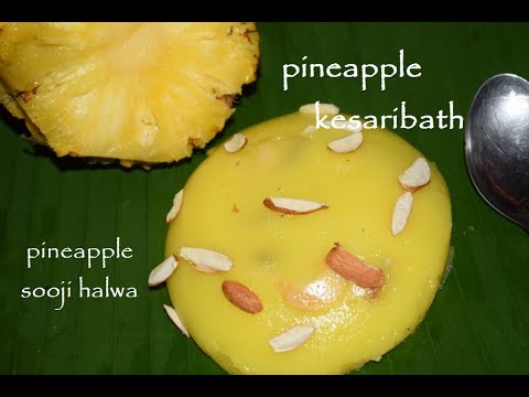Kesaribath recipe in Kannada/pineapple...