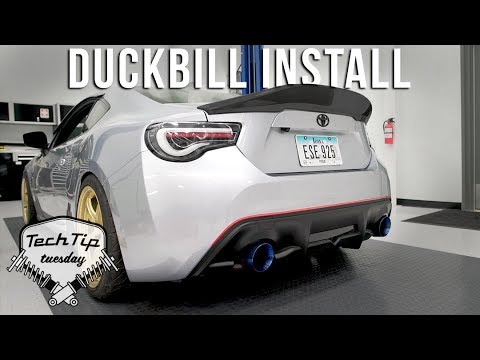 How to install a spoiler on your FRS BRZ 86