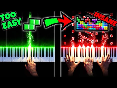 TETRIS THEME from TOO EASY to INSANE