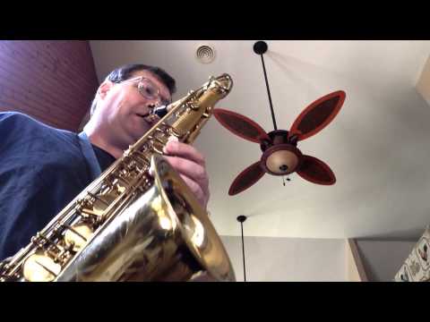 Big Dave Wilson - Testing a pristine 82xxx MKVI Selmer tenor sax