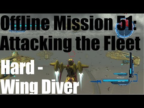 EDF 5: Offline Mission 51: Attacking the Fleet - Wing Diver / Hard