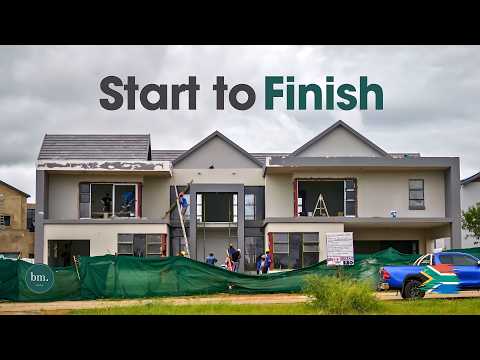 Step by Step Construction of A Luxury Minimalist Mansion in South Africa