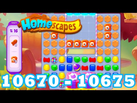 Homescapes Level 10671 - 10675 HD 3 - match puzzle Gameplay | android | IOS | 10672 | 10673 | 10674