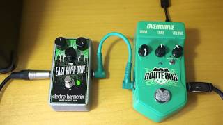 Video thumbnail for EHX East River Drive vs Visual Sound Route 808 by Six-String Samurai