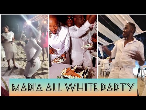 AMAZING all WHITE party for MARIA citizen Tv ACTORS//See how it was LIT//SILAS kisses MAGGY
