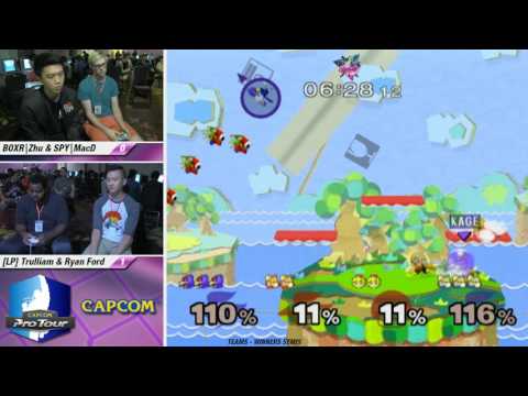 CC2k16   SSBM Doubles Top 8   SPY MacD & BOXR Zhu vs Ryan Ford & LP Trulliam   Winners Semis