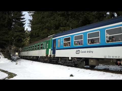 Silvestrovský vlak Vimperk-Kubova Huť