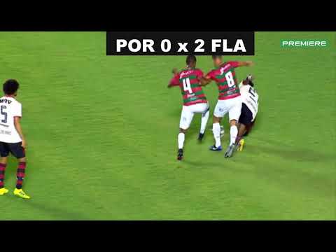 Portuguesa RJ 1 x 3 Flamengo Taça Rio 2019 Melhores Momentos