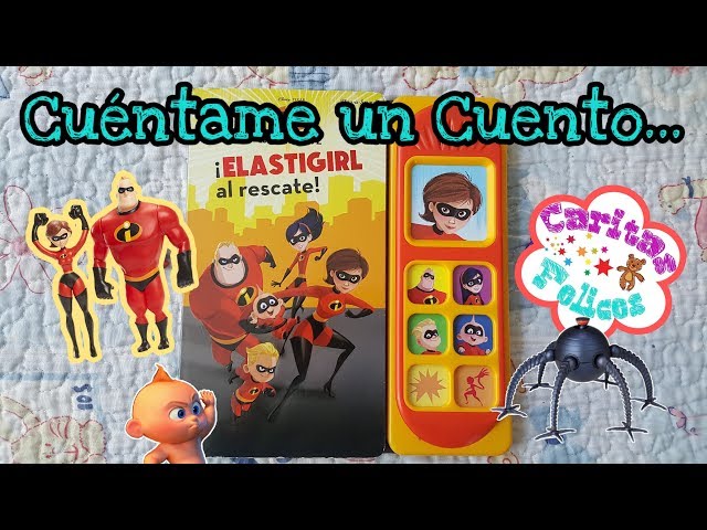 Vídeo relacionado con Los Increíbles 2. Libroaventuras: Incluye un cuento, figuritas y un tapete