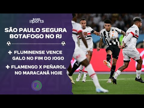BOTAFOGO FICA SÓ NO EMPATE COM SÃO PAULO; FLUMINENSE VENCE E FLAMENGO EM CAMPO | G4 BANDSPORTS