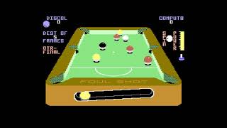 American 3d Pool - C64 Commodore 64 game playthrough with commentary