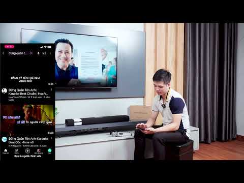 Hướng dẫn hát karaoke trên loa Soundbar HK citation multibeam 700