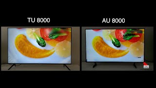 Samsung TV Comparison: TU8000 Series vs AU8000 Series (2021)