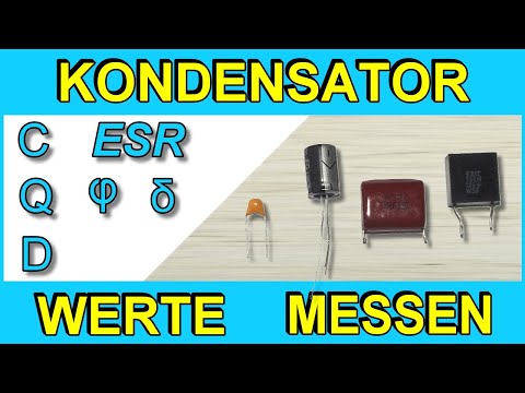 How to easily measure capacitors - without LCR meter - ALL VALUES - C, ESR, phi, X, D, Q - Tutorial