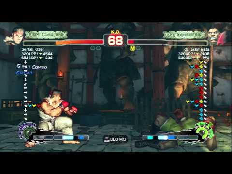 Sertali_Ozer (Ryu) Vs da_ashmeista (Balrog) SSF4 AE Ranked Matches - PSN