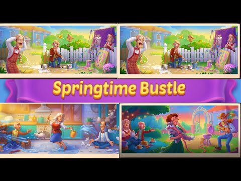 How To Complete Homescapes Springtime Bustle | Photo Album