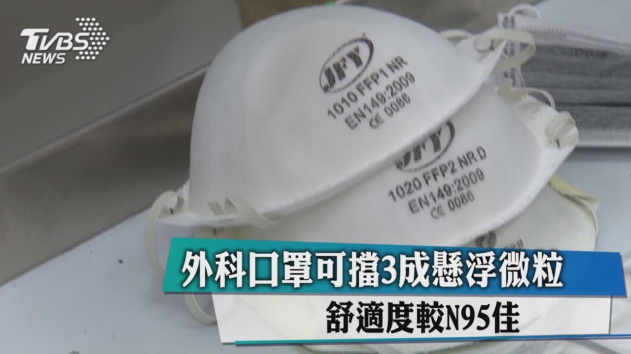 舒適度較N95佳! 「這口罩」可擋3成懸浮微粒
