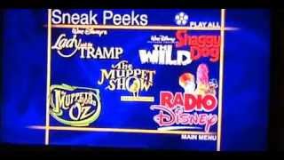Sneak Peeks Menu (From The Great Muppet Caper DVD)