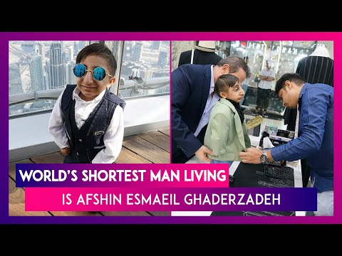 World’s Shortest Man Living Afshin Esmaeil Ghaderzadeh Sets Guinness World Record, Measures 65.24 cm