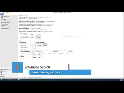 Working with Grids: Advanced Search