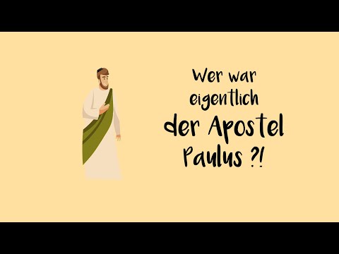 Apostel Paulus kurz erklärt. Heiligenportraits.