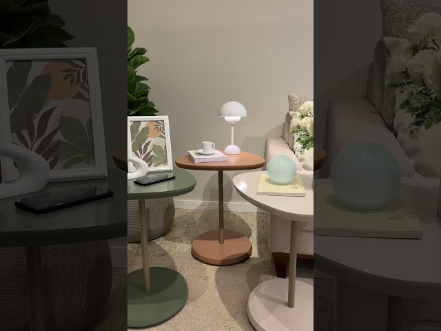 Mesa Canto Bia 60 Cm 100% Mdf Menta - Artely