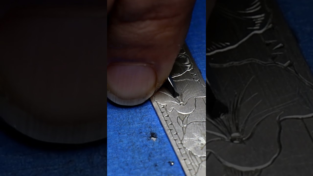 Love watching the steps that bring a 2d image to life. #handengraving #morningglory #floral
