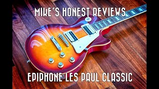 Video thumbnail for Epiphone Les Paul Classic any good? by Mikes Tutorials, Reviews and music