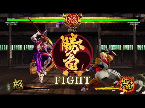 SAMURAI SHODOWN Kyoshiro vs Galford