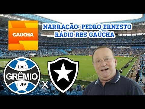 Grêmio 1 x 0 Botafogo - Pedro Ernesto - Rádio Gaúcha - Libertadores - 20/09/2017