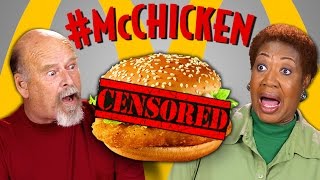 ELDERS REACT TO #McCHICKEN (Viral Trend)