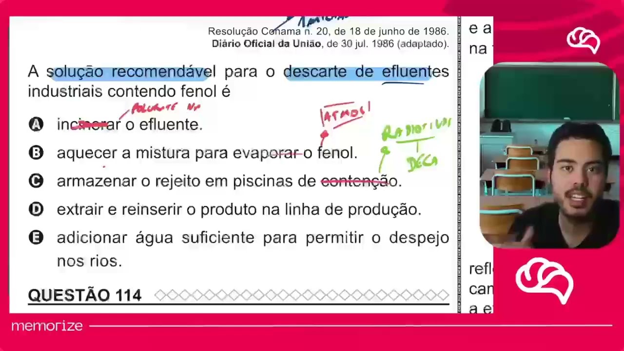 Resolução em Vídeo — Questão 113 ENEM 2022 PPL