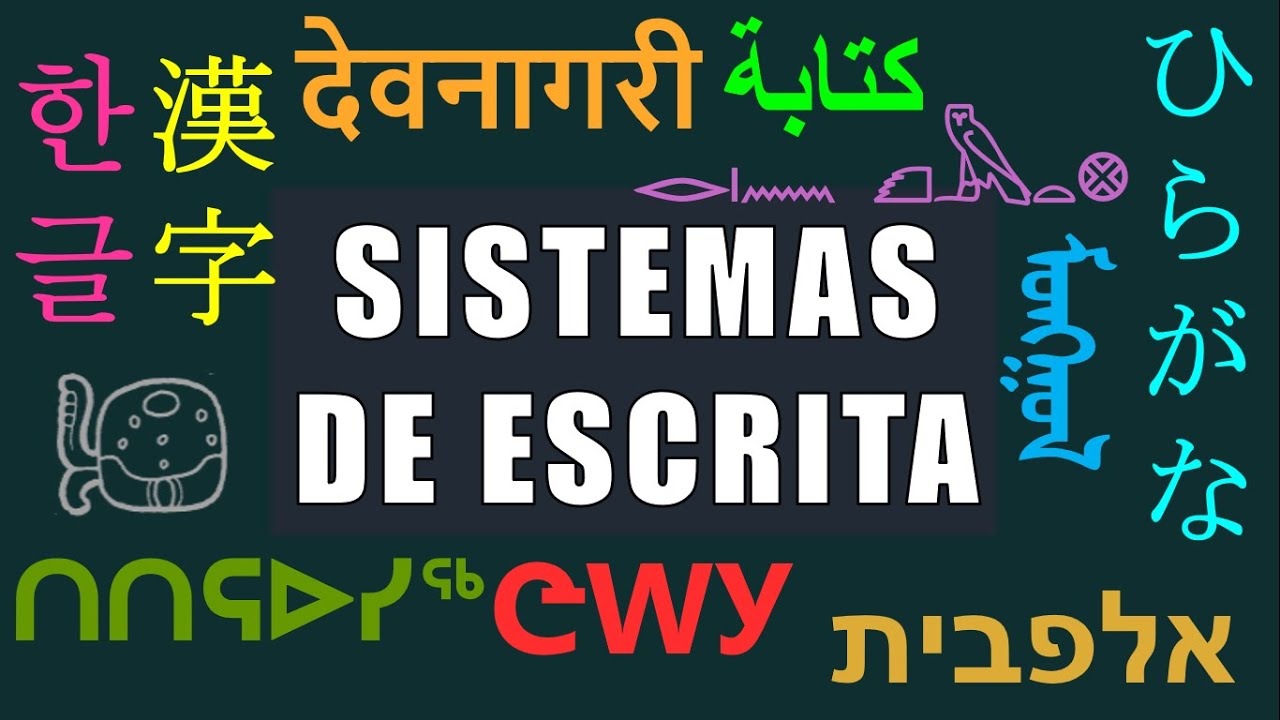Como funcionam os diferentes sistemas de escrita?