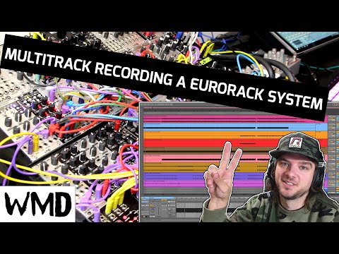 Multitrack recording a Eurorack system with WMD Performance Mixer and DB25 Expander