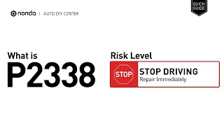 dtc p2338 quickly Fix