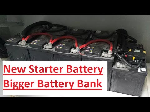 New Starter Battery For The Narrowboat Battery Bank #122