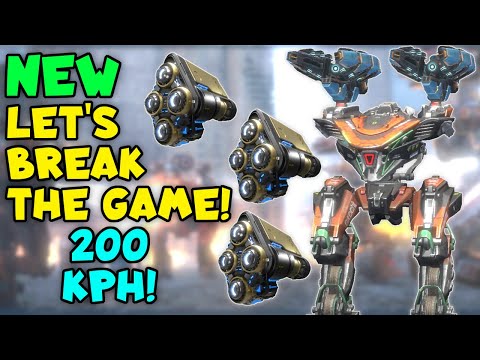 LET'S BREAK THE GAME! OROCHI With NEW Crazy Nitro Speed Module | War Robots Test Server Gameplay WR
