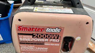 AP 2000iQ Yamaha generator how to start it up and shut it down.  2000 watts. MZ 80 engine