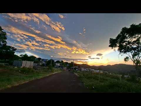 Mira que lindos atardeceres a qui en ciudad barrios san miguel #viralvideo #videoviral 