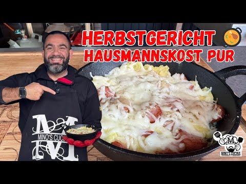 Sauerkrautauflauf mit Mettwurst & Püree