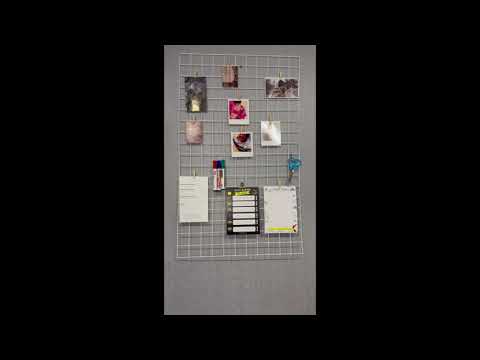 Мудборд держатель для фотографий Wuw доска желаний 90х55 см Белый - фото 1 - id-p1499572551