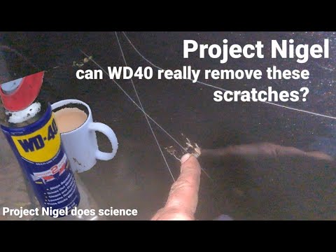 Can WD40 really remove scratches on car paint?