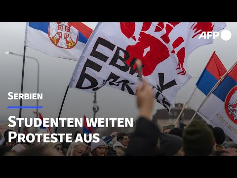 Serbien: Studenten weiten Proteste gegen Regierung aus | AFP