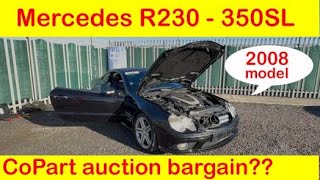 Mercedes R230 SL 350 z aukcji - okazja czy skarbonka?