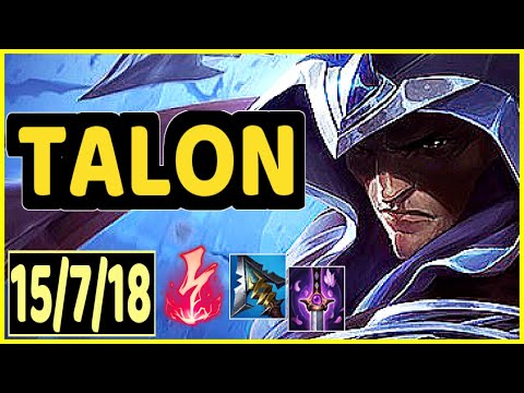 TALON VS JAYCE - 15/7/18 KDA JUNGLE GAMEPLAY DIAMOND I