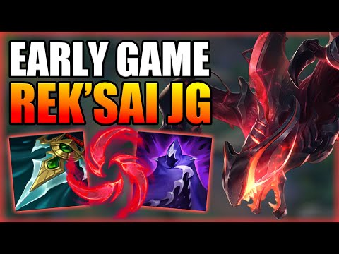 HOW TO PLAY REK'SAI JUNGLE & DOMINATE EARLY GAME - Season 11 Rek'sai Jungle Guide League of Legends