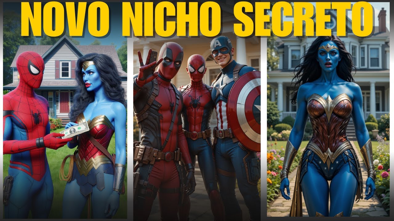 💥 Faça Vídeos de Super-Heróis com IA que Estão Dominando o TikTok – De Graça!